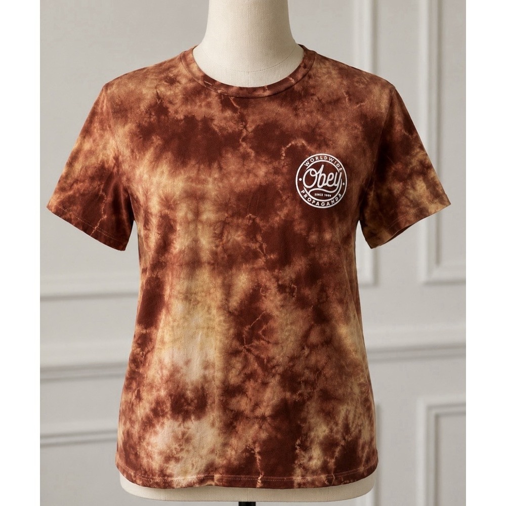 OBEY PROPAGANDA Women's Men's T Shirt Small S Short Sleeve Graphic Tee